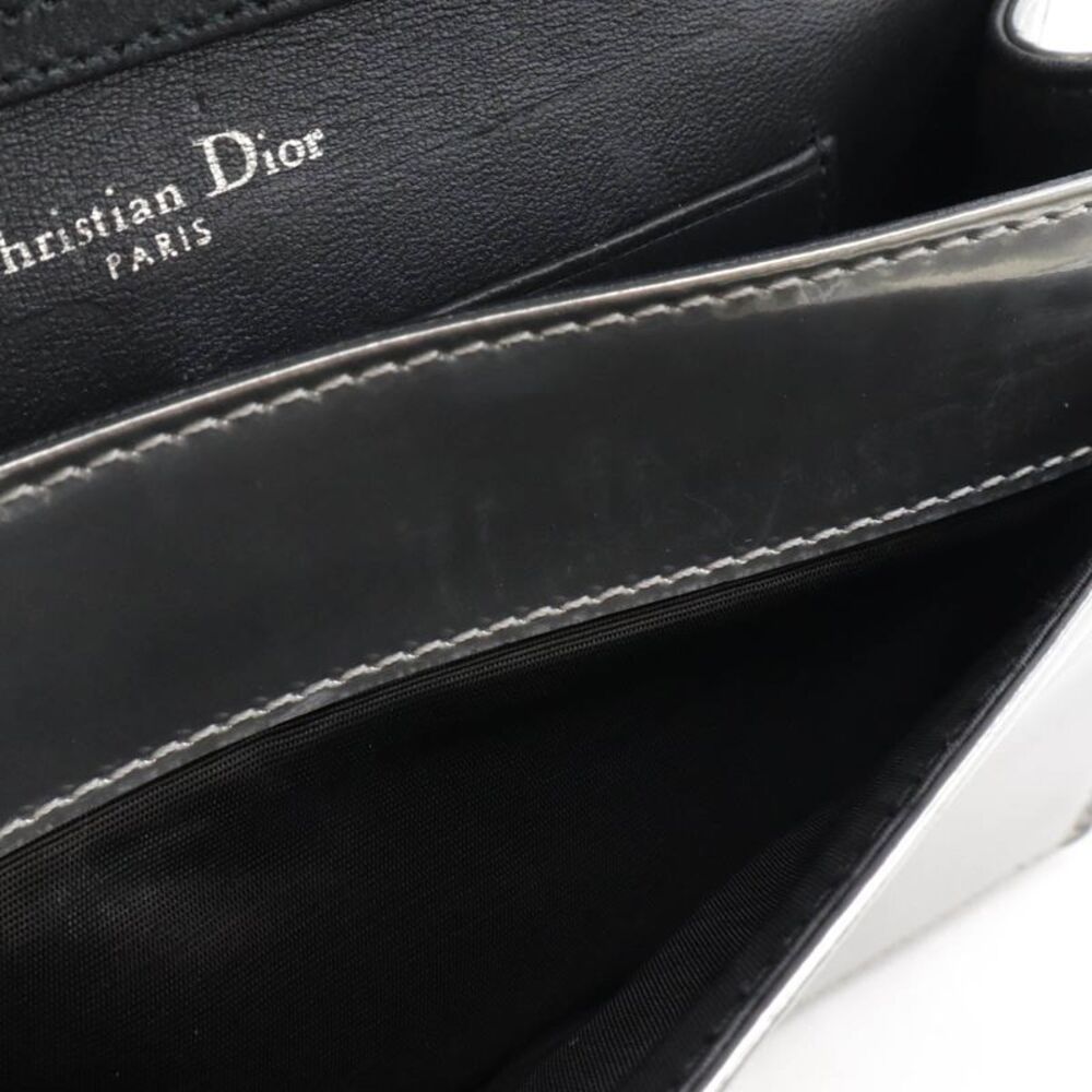 Dior Patent Leather Diorama Chain Wallet Clutch - Picture 8 of 9
